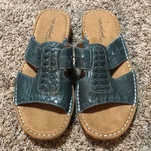 Naturalizer leather sandals sz 8.5